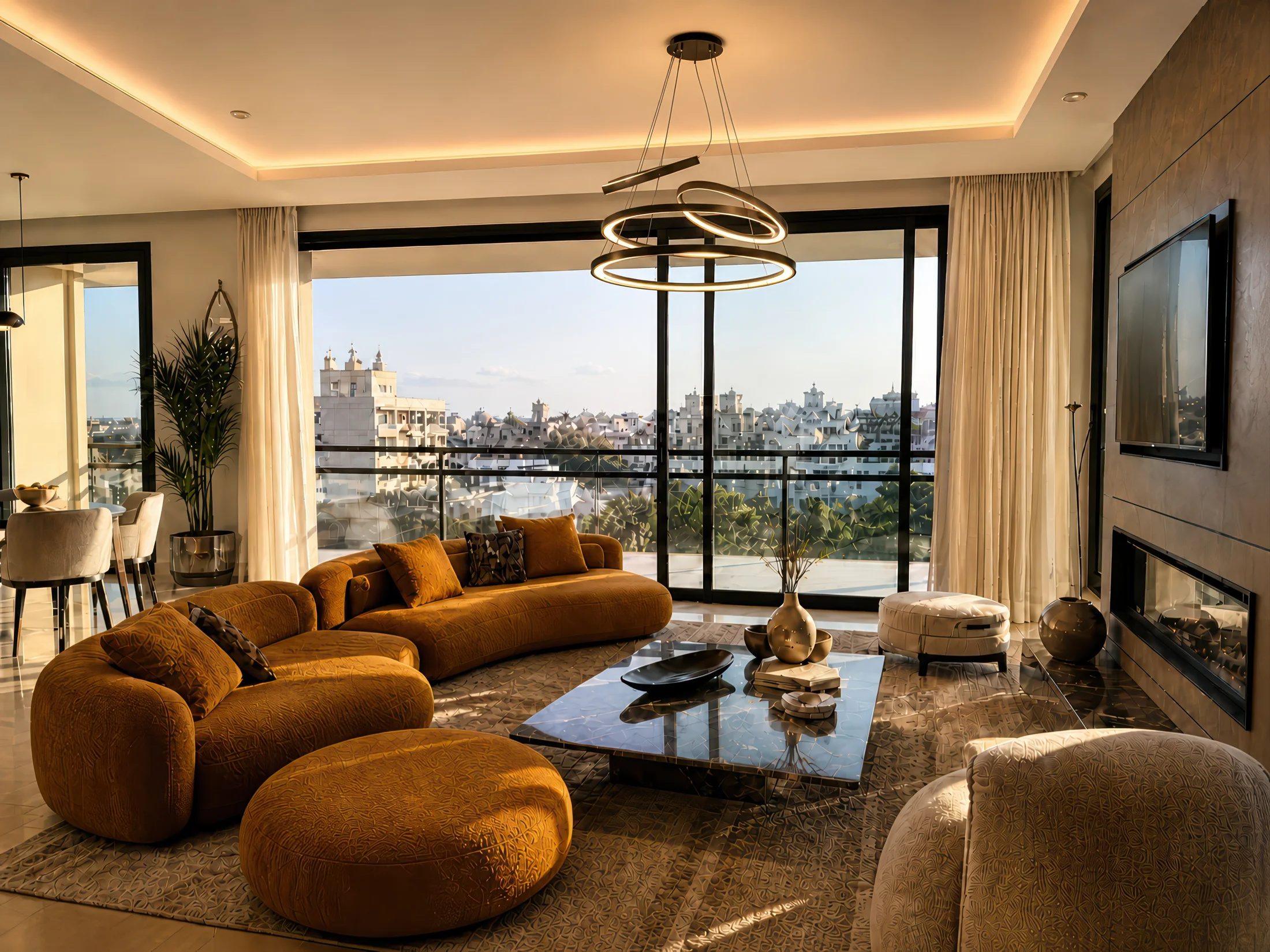 Architecte d'intérieur à Marrakech — penthouse contemporain