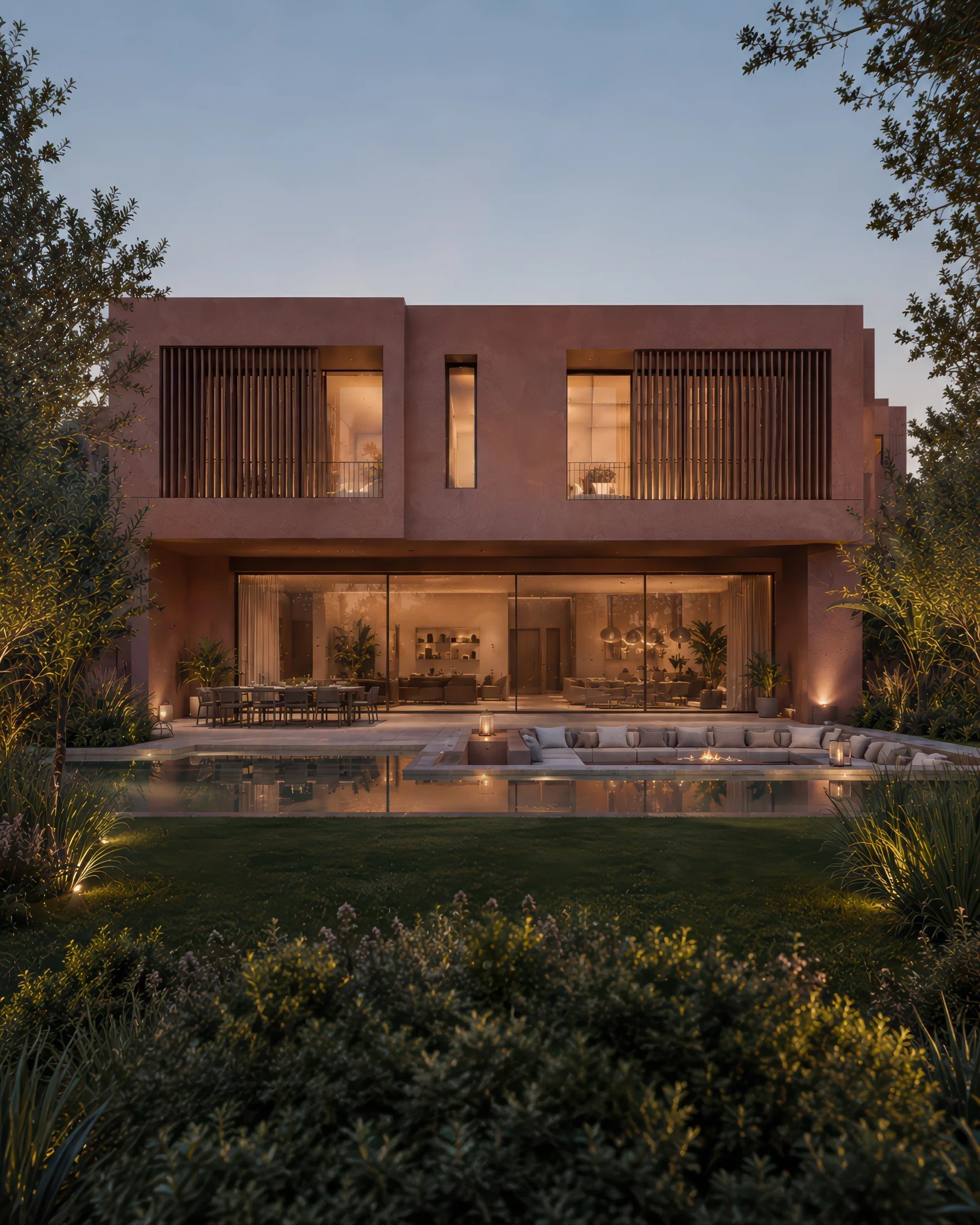 Plan architecte pour villa moderne et maison d'architecte